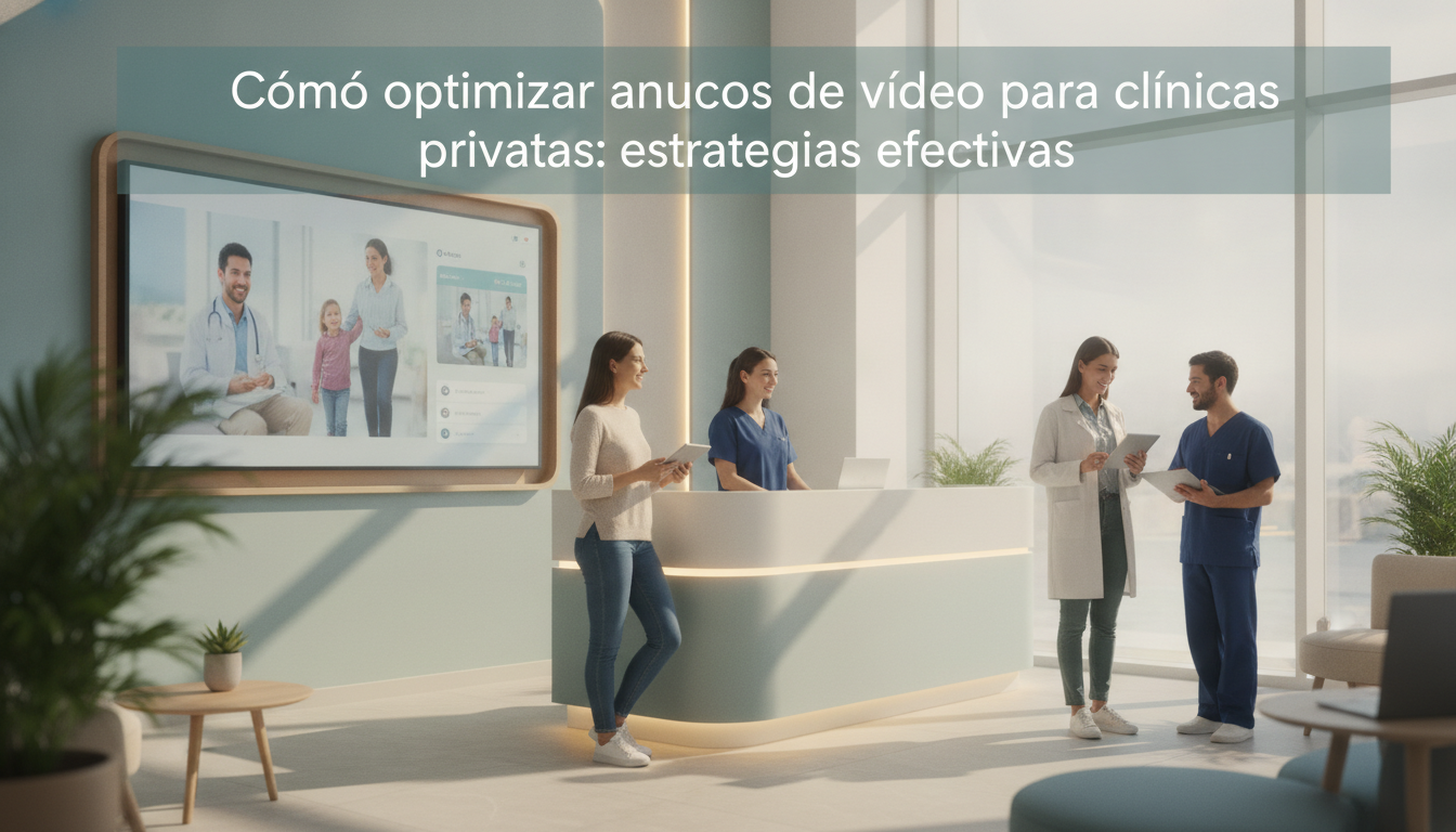Cómo optimizar anuncios de vídeo para clínicas privadas: estrategias efectivas