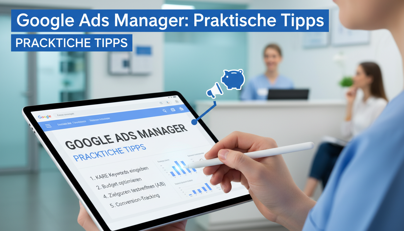 Google Ads Manager: Praktische Tipps