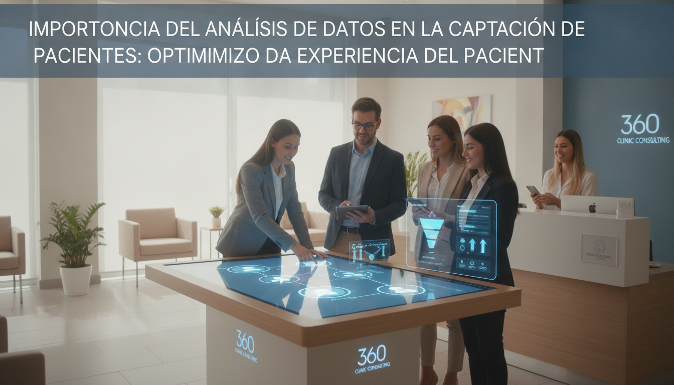 Importancia del análisis de datos en la captación de pacientes: optimizando la experiencia del paciente