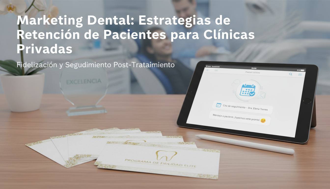 Marketing Dental: Estrategias de Retención de Pacientes para Clínicas Privadas