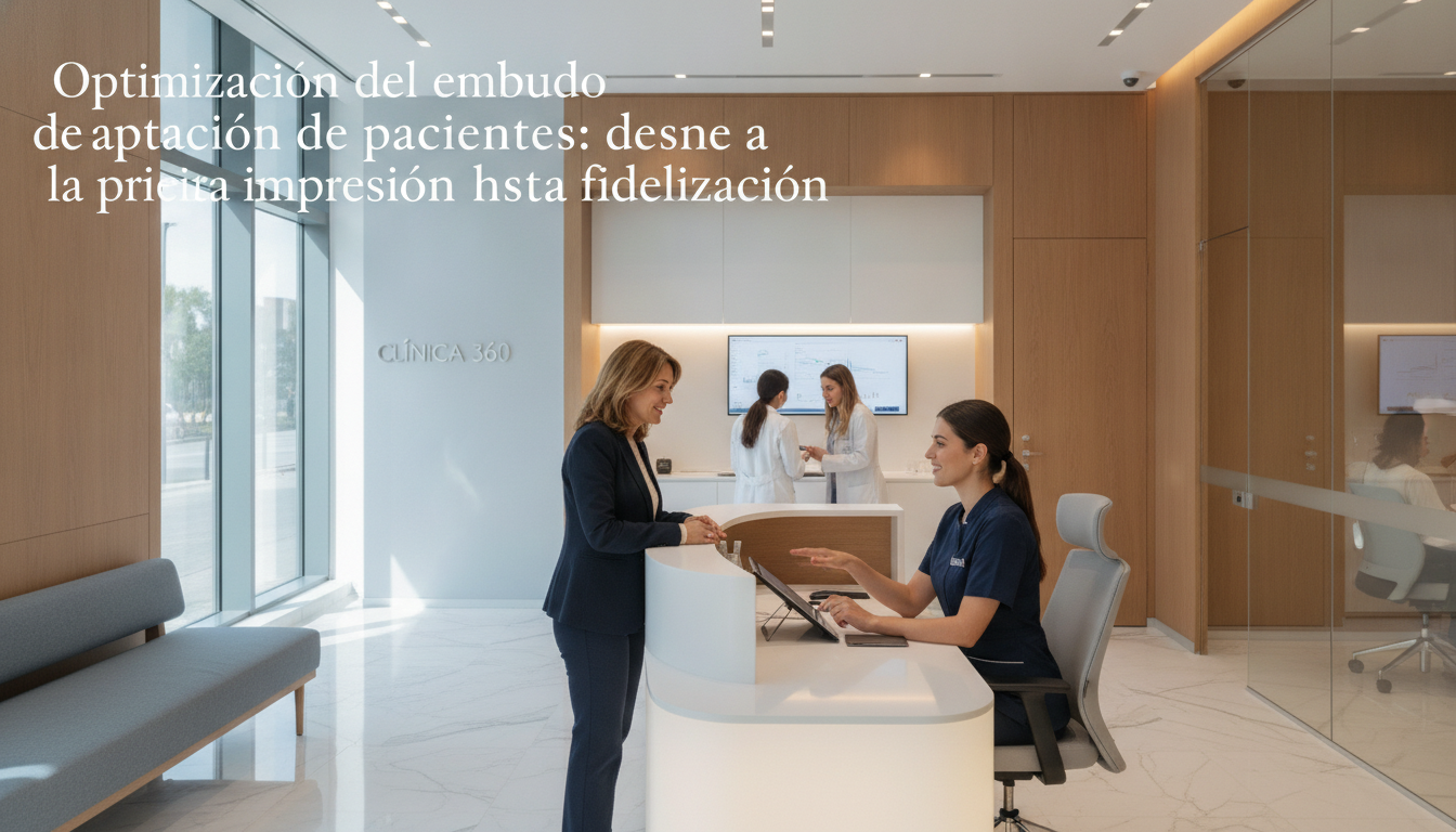 Optimización del embudo de captación de pacientes: desde la primera impresión hasta la fidelización