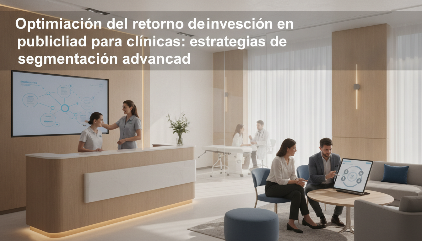 Optimización del retorno de inversión en publicidad para clínicas: estrategias de segmentación avanzada