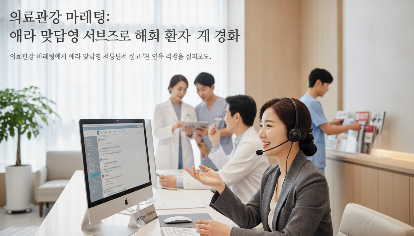 의료관광 마케팅: 언어 맞춤형 서비스로 해외 환자 유치 강화