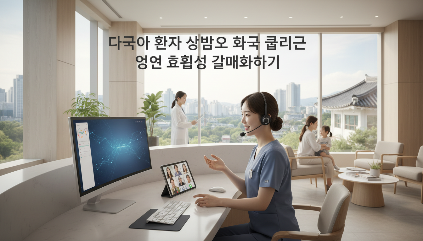 다국어 환자 상담으로 한국 클리닉 운영 효율성 극대화하기