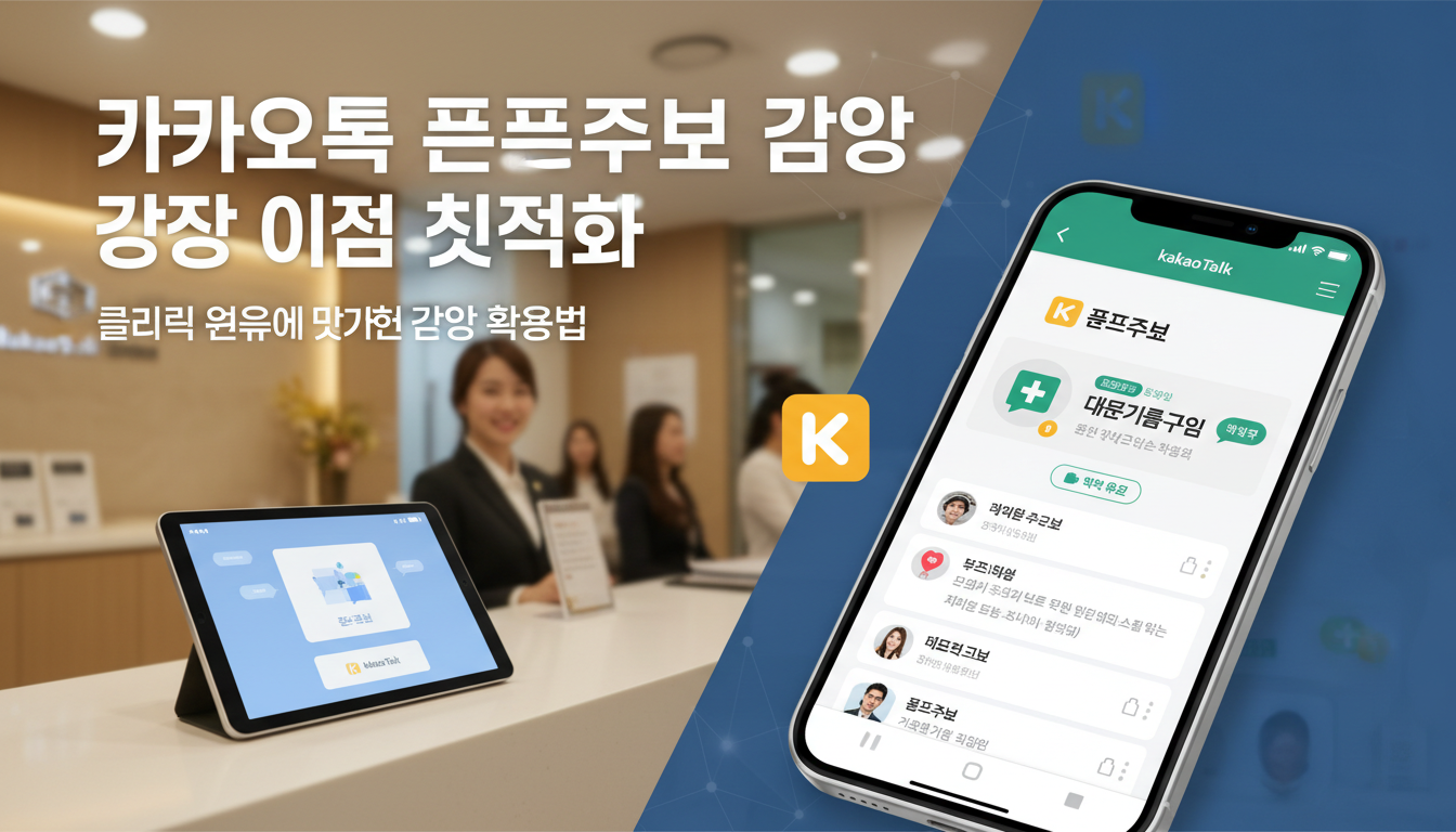 카카오톡 플러스친구 광고 이점 최적화