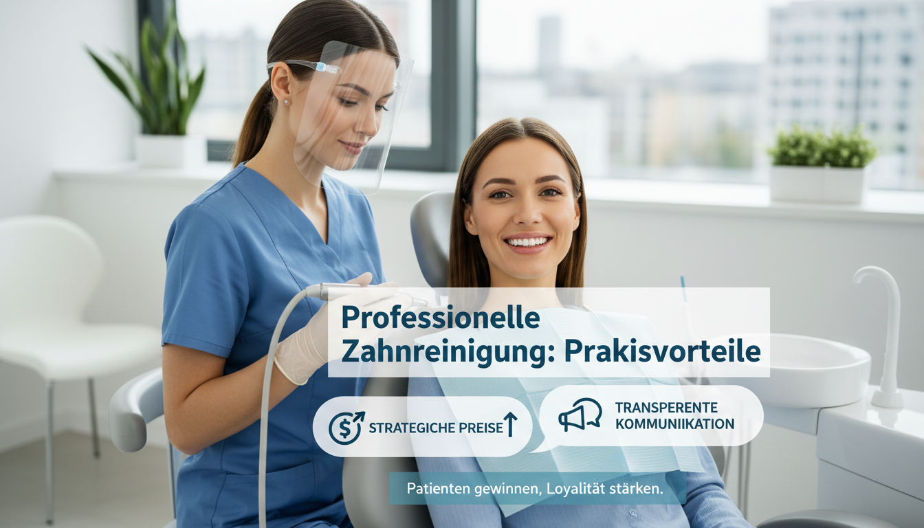 Professionelle Zahnreinigung: Praxisvorteile