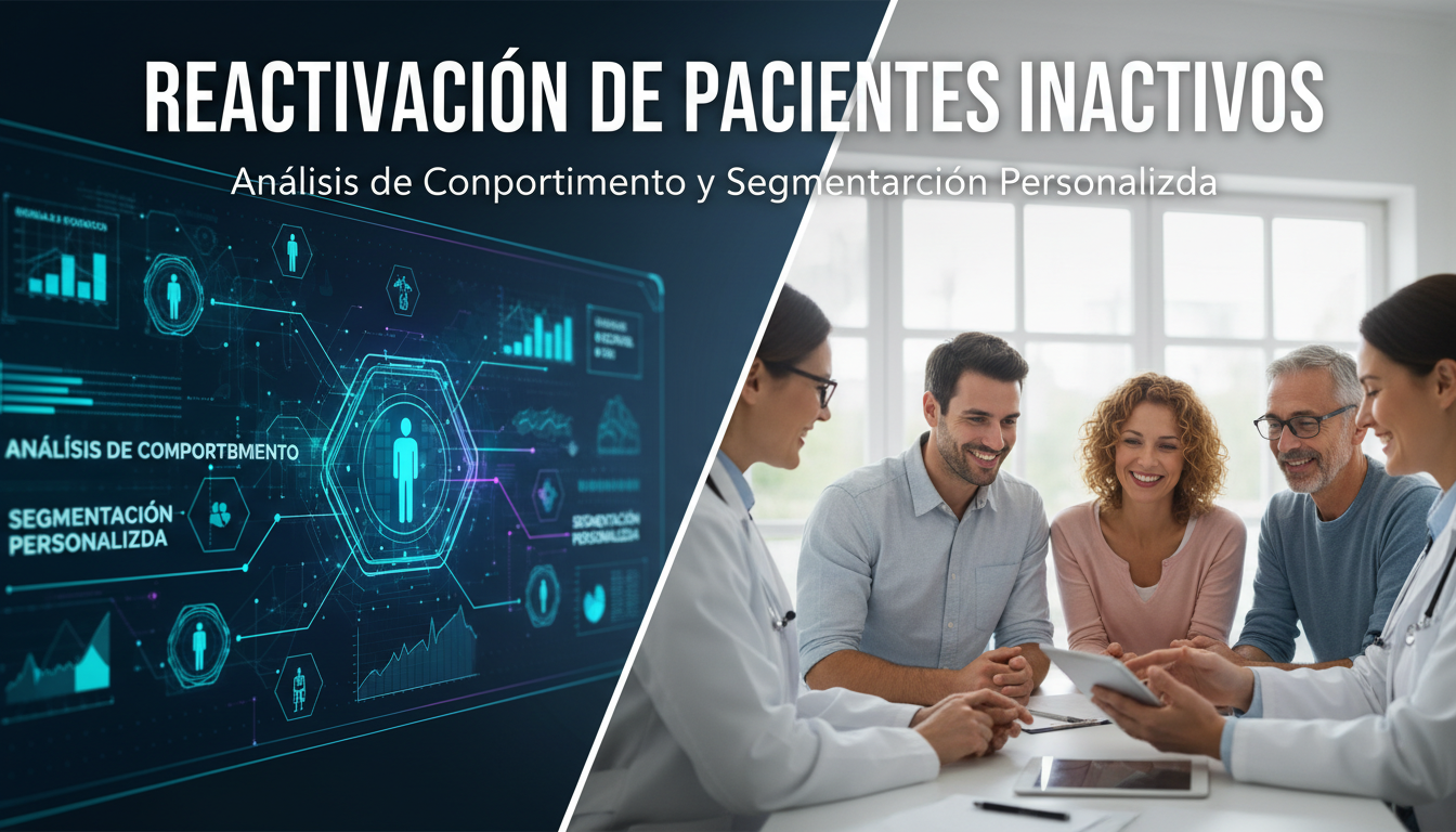 Reactivación de pacientes inactivos: análisis de comportamiento y segmentación personalizada