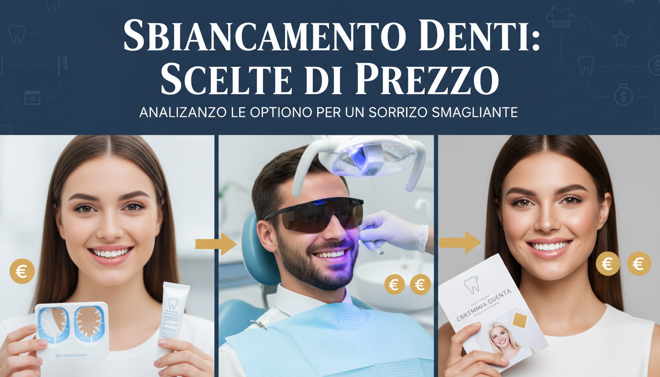 Sbiancamento Denti: Scelte di Prezzo