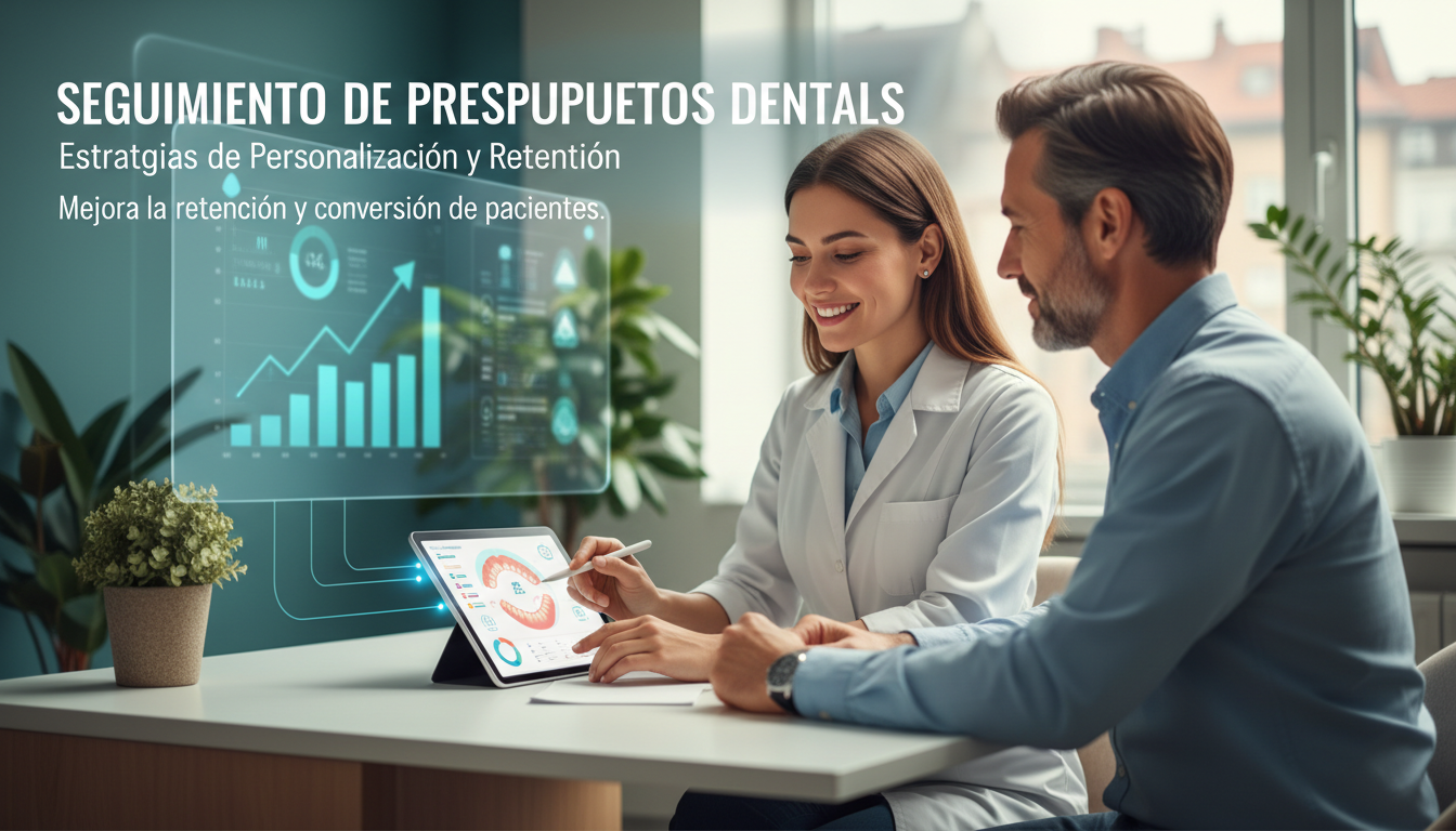 Seguimiento de presupuestos dentales: estrategias de personalización y retención