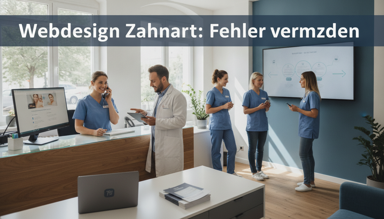 Webdesign Zahnarzt: Fehler vermeiden